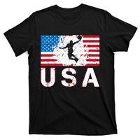 Basketball USA team American flag US Basketball T-Shirt