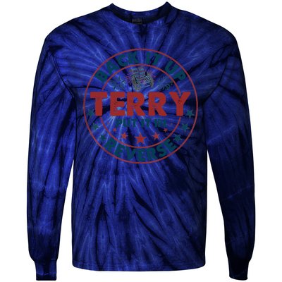 Back Up Terry Put It In Reverse Firework Vintage 4th Of July Tie-Dye Long Sleeve Shirt