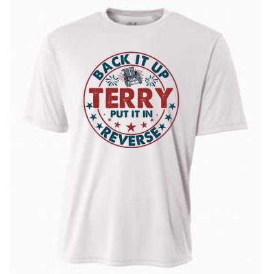 Back Up Terry Put It In Reverse Firework Vintage 4th Of July Cooling Performance Crew T-Shirt