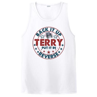 Back Up Terry Put It In Reverse Firework Vintage 4th Of July PosiCharge Competitor Tank