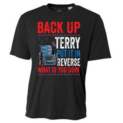 Back Up Terry Put It In Reverse Firework 4th Of July Cooling Performance Crew T-Shirt