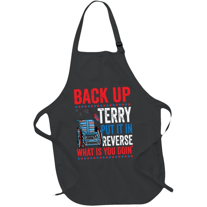 Back Up Terry Put It In Reverse Firework 4th Of July Apron