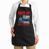 Back Up Terry Put It In Reverse Firework 4th Of July Apron