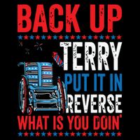 Back Up Terry Put It In Reverse Firework 4th Of July Apron
