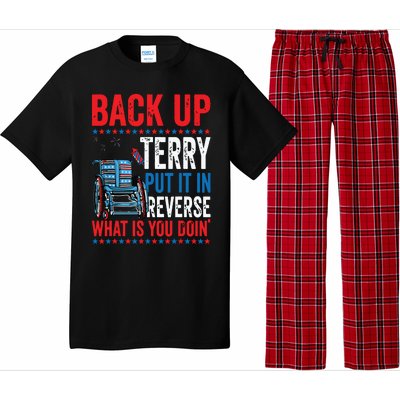 Back Up Terry Put It In Reverse Firework 4th Of July Pajama Set