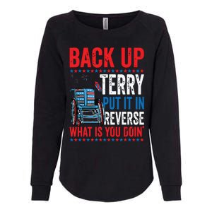 Back Up Terry Put It In Reverse Firework 4th Of July Womens California Wash Sweatshirt