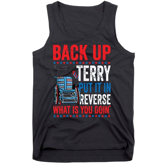 Back Up Terry Put It In Reverse Firework 4th Of July Tank Top