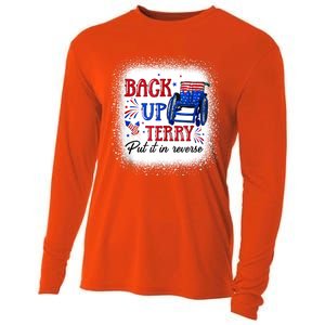 Back Up Terry Put It In Reverse 4th Of July American Flag Gift Cooling Performance Long Sleeve Crew