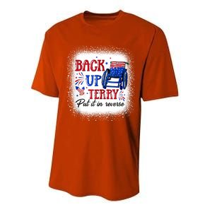 Back Up Terry Put It In Reverse 4th Of July American Flag Gift Performance Sprint T-Shirt