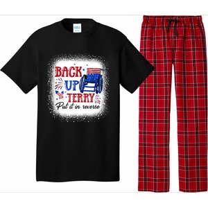 Back Up Terry Put It In Reverse 4th Of July American Flag Gift Pajama Set