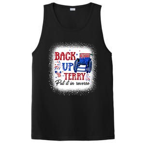 Back Up Terry Put It In Reverse 4th Of July American Flag Gift PosiCharge Competitor Tank