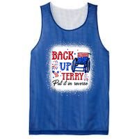 Back Up Terry Put It In Reverse 4th Of July American Flag Gift Mesh Reversible Basketball Jersey Tank