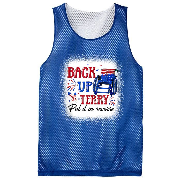 Back Up Terry Put It In Reverse 4th Of July American Flag Gift Mesh Reversible Basketball Jersey Tank