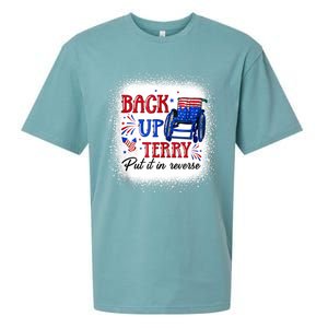 Back Up Terry Put It In Reverse 4th Of July American Flag Gift Sueded Cloud Jersey T-Shirt