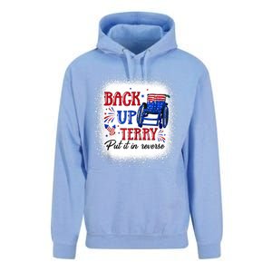 Back Up Terry Put It In Reverse 4th Of July American Flag Gift Unisex Surf Hoodie