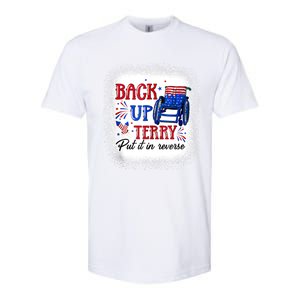 Back Up Terry Put It In Reverse 4th Of July American Flag Gift Softstyle CVC T-Shirt