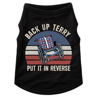Back Up Terry Put It In Reverse Firework Vintage 4th Of July Doggie Tank