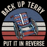 Back Up Terry Put It In Reverse Firework Vintage 4th Of July Tall T-Shirt