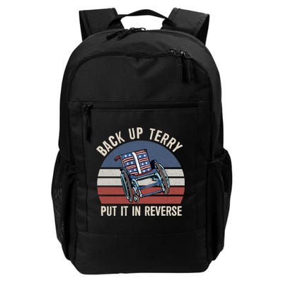 Back Up Terry Put It In Reverse Firework Vintage 4th Of July Backpack