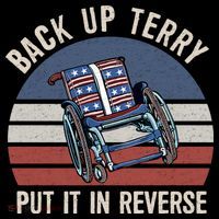 Back Up Terry Put It In Reverse Firework Vintage 4th Of July Backpack
