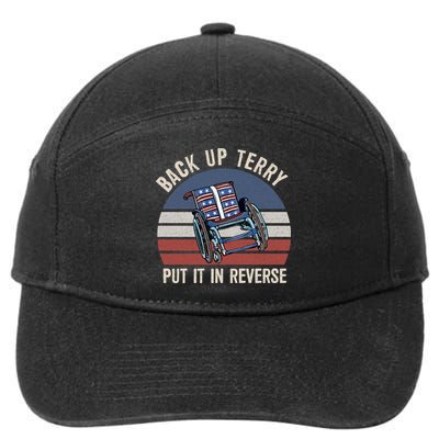 Back Up Terry Put It In Reverse Firework Vintage 4th Of July 7-Panel Snapback Hat
