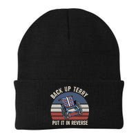 Back Up Terry Put It In Reverse Firework Vintage 4th Of July Beanie