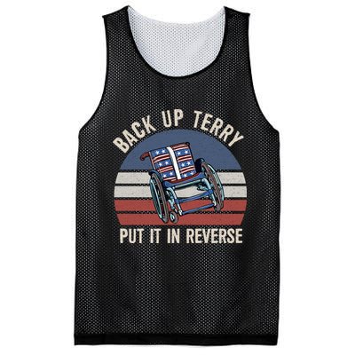 Back Up Terry Put It In Reverse Firework Vintage 4th Of July Mesh Reversible Basketball Jersey Tank