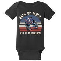 Back Up Terry Put It In Reverse Firework Vintage 4th Of July Baby Bodysuit