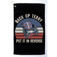 Back Up Terry Put It In Reverse Firework Vintage 4th Of July Golf Towel
