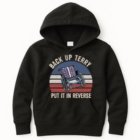 Back Up Terry Put It In Reverse Firework Vintage 4th Of July Kids Hoodie