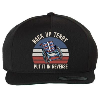 Back Up Terry Put It In Reverse Firework Vintage 4th Of July Wool Snapback Cap
