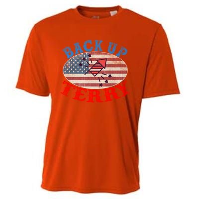 Back Up Terry Put It In Reverse 4th Of July Firework Flag Gift Cooling Performance Crew T-Shirt