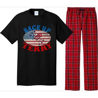 Back Up Terry Put It In Reverse 4th Of July Firework Flag Gift Pajama Set