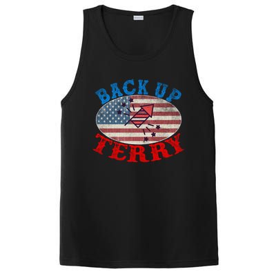 Back Up Terry Put It In Reverse 4th Of July Firework Flag Gift PosiCharge Competitor Tank