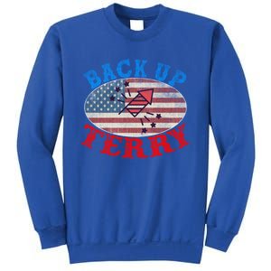 Back Up Terry Put It In Reverse 4th Of July Firework Flag Gift Sweatshirt