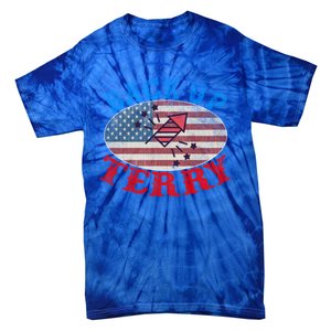 Back Up Terry Put It In Reverse 4th Of July Firework Flag Gift Tie-Dye T-Shirt