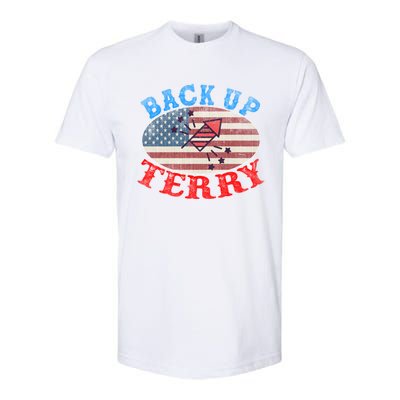 Back Up Terry Put It In Reverse 4th Of July Firework Flag Gift Softstyle CVC T-Shirt