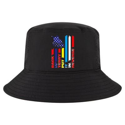 Back Up Terry Put It In Reverse Firework flag 4th Of July Cool Comfort Performance Bucket Hat