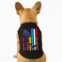 Back Up Terry Put It In Reverse Firework flag 4th Of July Doggie Tank