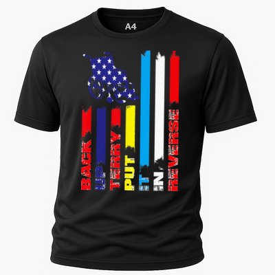 Back Up Terry Put It In Reverse Firework flag 4th Of July Performance Shirt