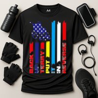 Back Up Terry Put It In Reverse Firework flag 4th Of July Performance Shirt