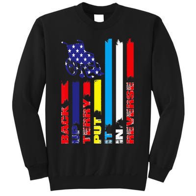 Back Up Terry Put It In Reverse Firework flag 4th Of July Sweatshirt