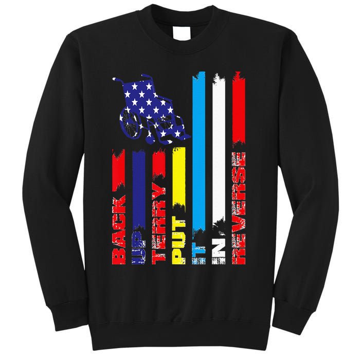 Back Up Terry Put It In Reverse Firework flag 4th Of July Sweatshirt