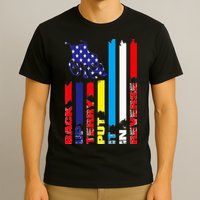 Back Up Terry Put It In Reverse Firework flag 4th Of July T-Shirt