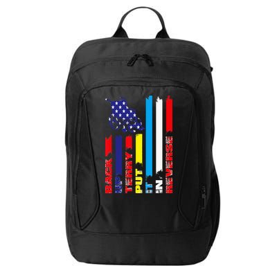 Back Up Terry Put It In Reverse Firework flag 4th Of July City Backpack