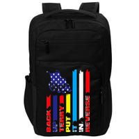 Back Up Terry Put It In Reverse Firework flag 4th Of July Impact Tech Backpack