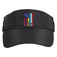 Back Up Terry Put It In Reverse Firework flag 4th Of July Adult Drive Performance Visor