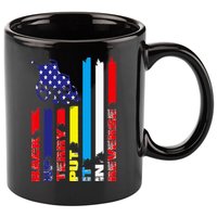 Back Up Terry Put It In Reverse Firework flag 4th Of July 11oz C Handle Ceramic Mug