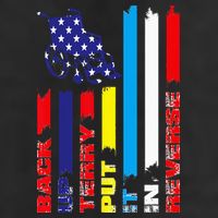 Back Up Terry Put It In Reverse Firework flag 4th Of July Beanie