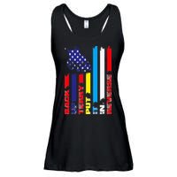 Back Up Terry Put It In Reverse Firework flag 4th Of July Ladies Essential Flowy Tank